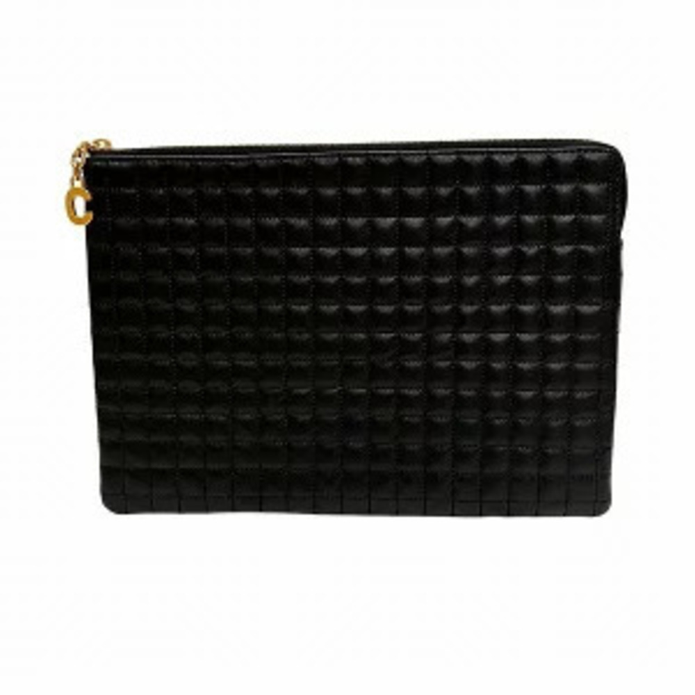 Celine C Charm Black Bag Clutch